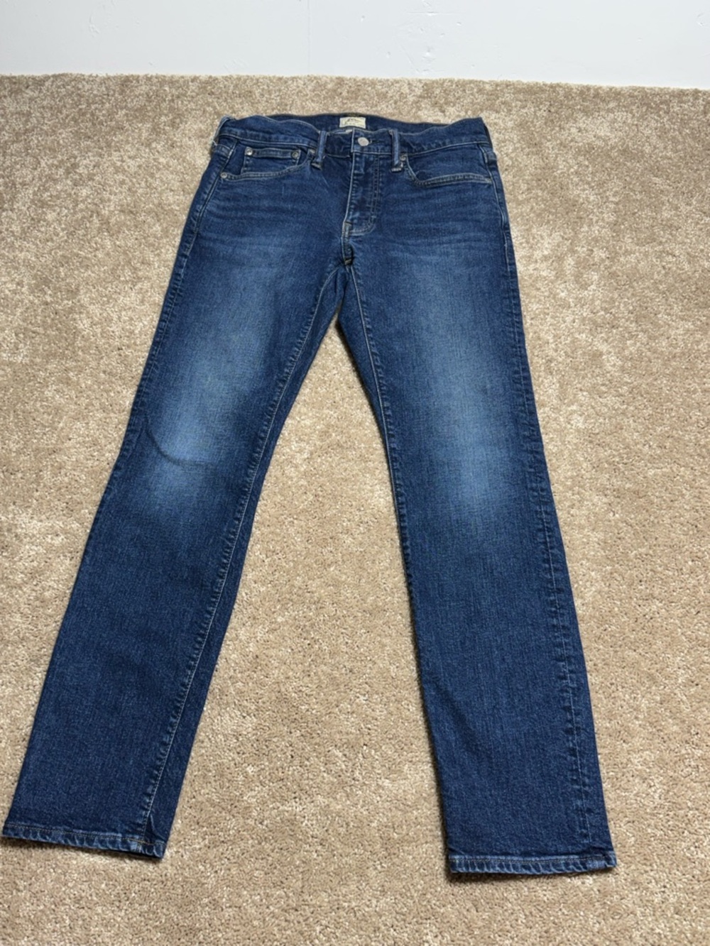 Women's Dark Blue Straight-Leg Jeans